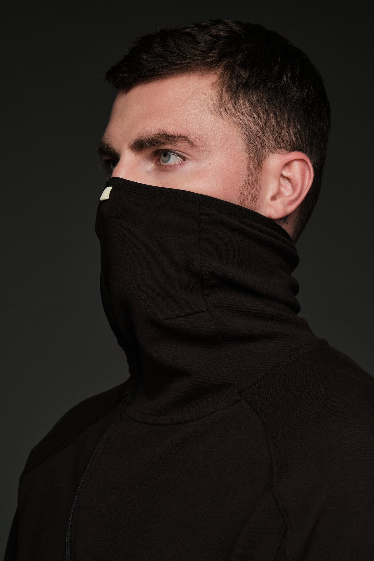 BLUE BIRD MOCK NECK