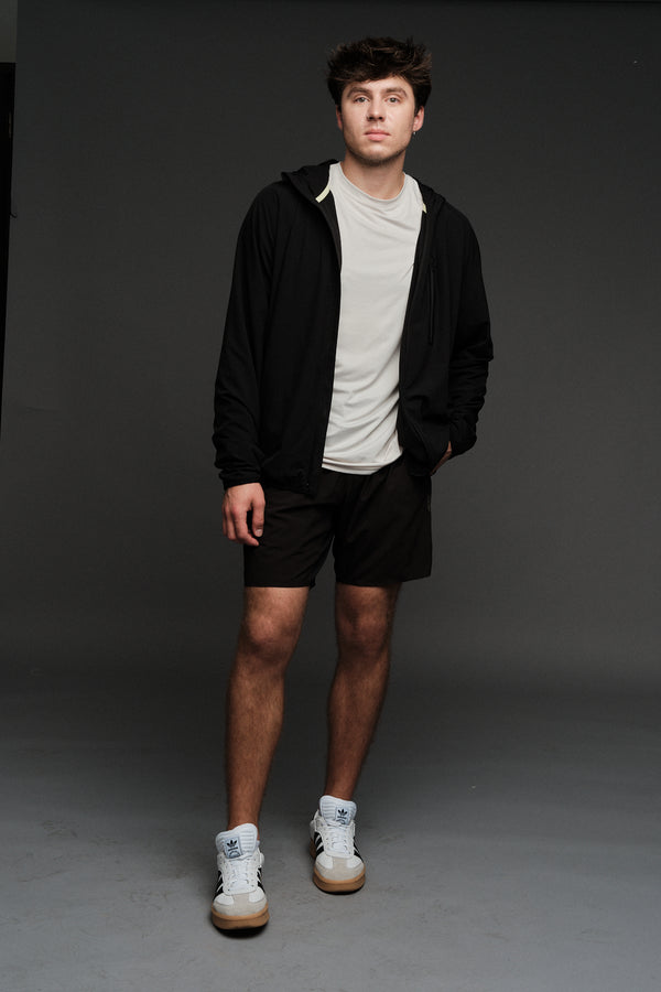 PURPOSE FULL ZIP MOCK NECK