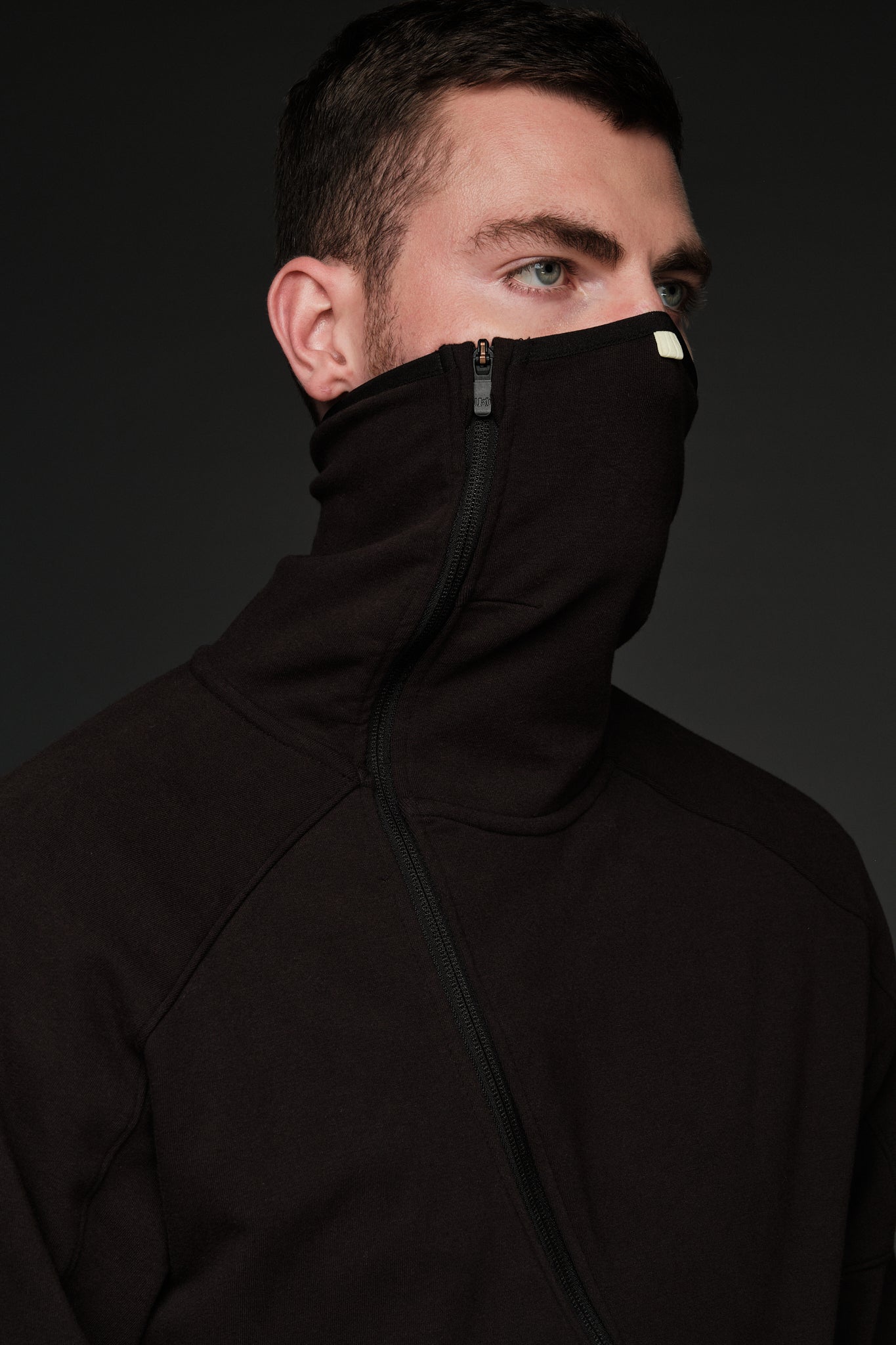 BLUE BIRD FULL ZIP MOCK NECK