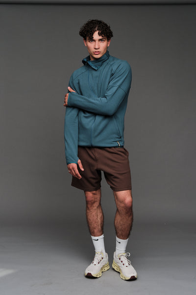 BLUE BIRD MOCK NECK
