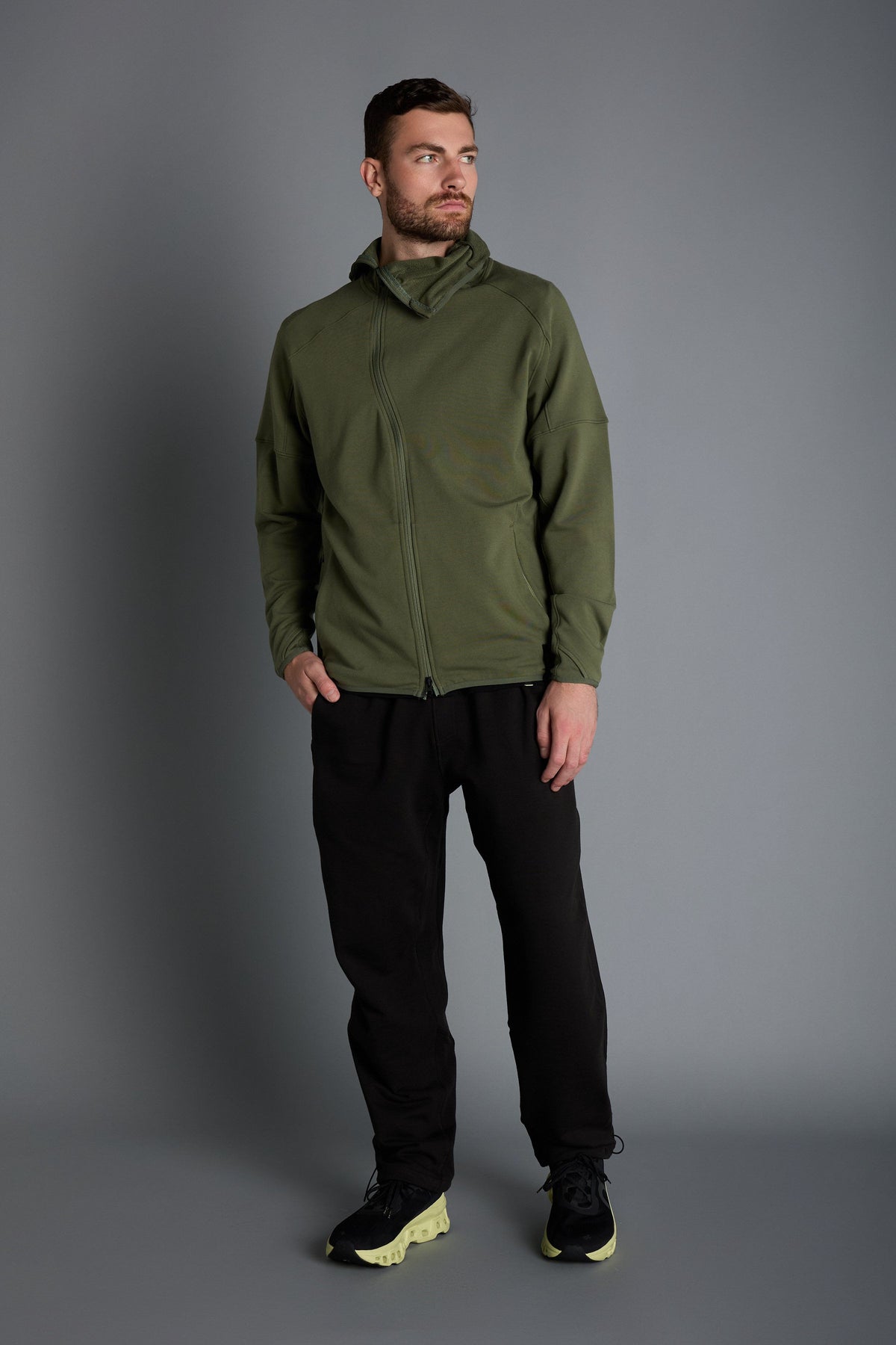 BLUE BIRD MOCK NECK