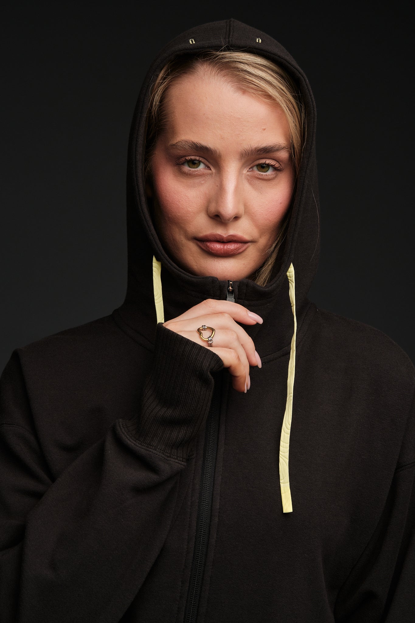 ALIGNED FULL ZIP HOODIE