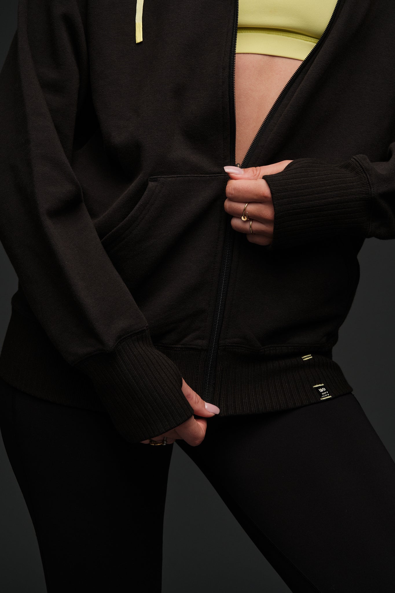 ALIGNED FULL ZIP HOODIE
