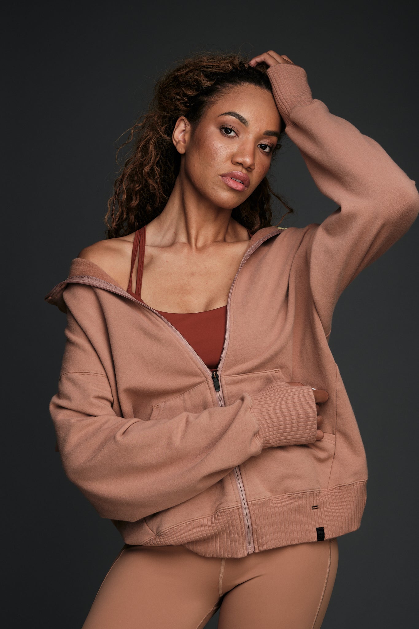 ALIGNED FULL ZIP HOODIE