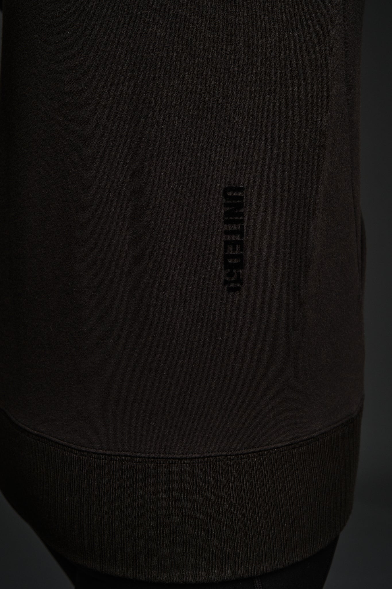ALIGNED FULL ZIP OFFSET HOODIE