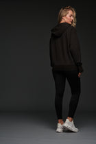 ALIGNED FULL ZIP OFFSET HOODIE