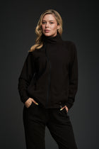 FLOW FULL ZIP MOCK NECK