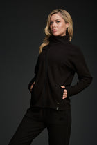 FLOW FULL ZIP MOCK NECK