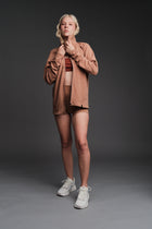 FLOW FULL ZIP MOCK NECK