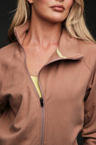 FLOW FULL ZIP MOCK NECK