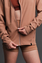 FLOW FULL ZIP MOCK NECK