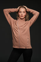 FLOW FULL ZIP MOCK NECK
