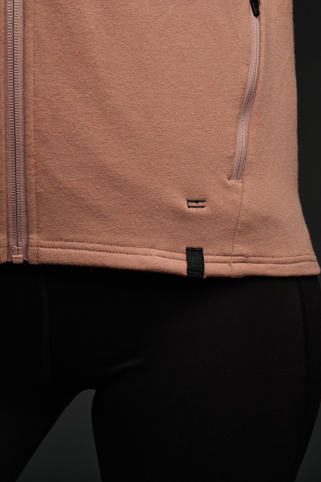 FLOW FULL ZIP MOCK NECK