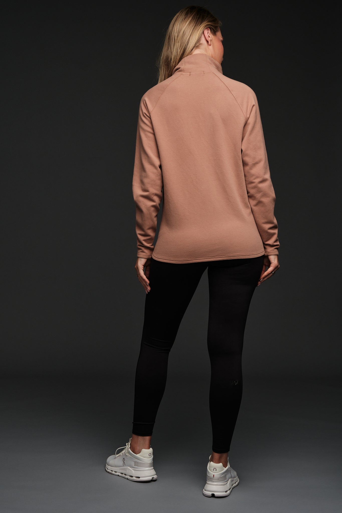 FLOW FULL ZIP MOCK NECK