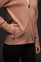 FLOW FULL ZIP MOCK NECK
