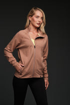 FLOW FULL ZIP MOCK NECK
