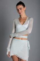 CRESCENT BAY WRAP TOP