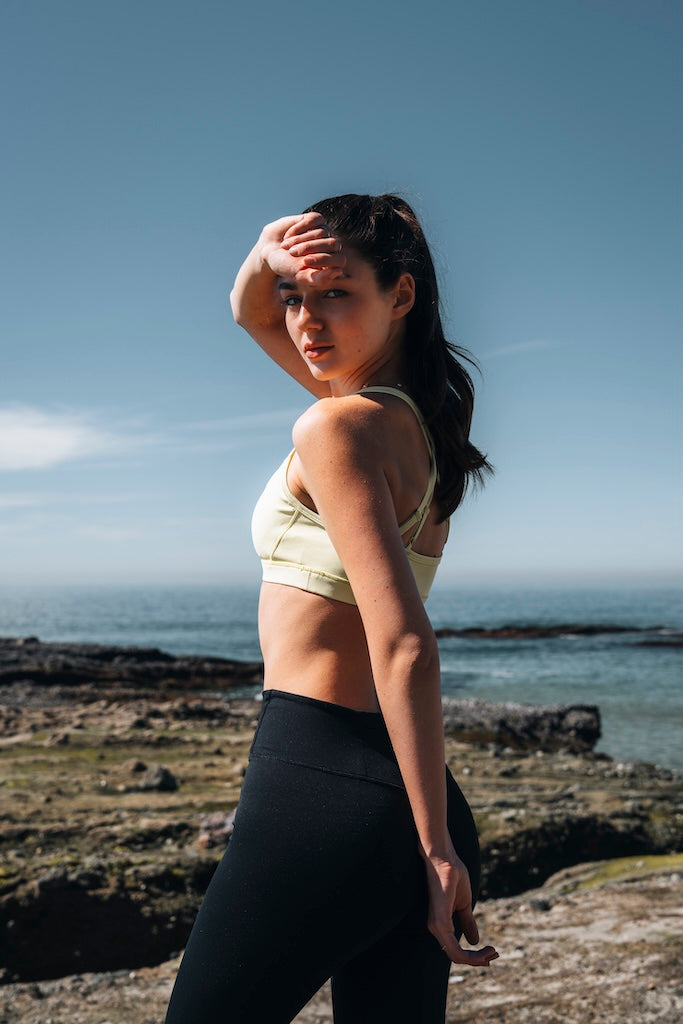 Skyline bra, magnolia high waist leggings