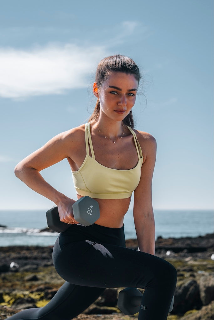 Skyline bra, magnolia high waist leggings