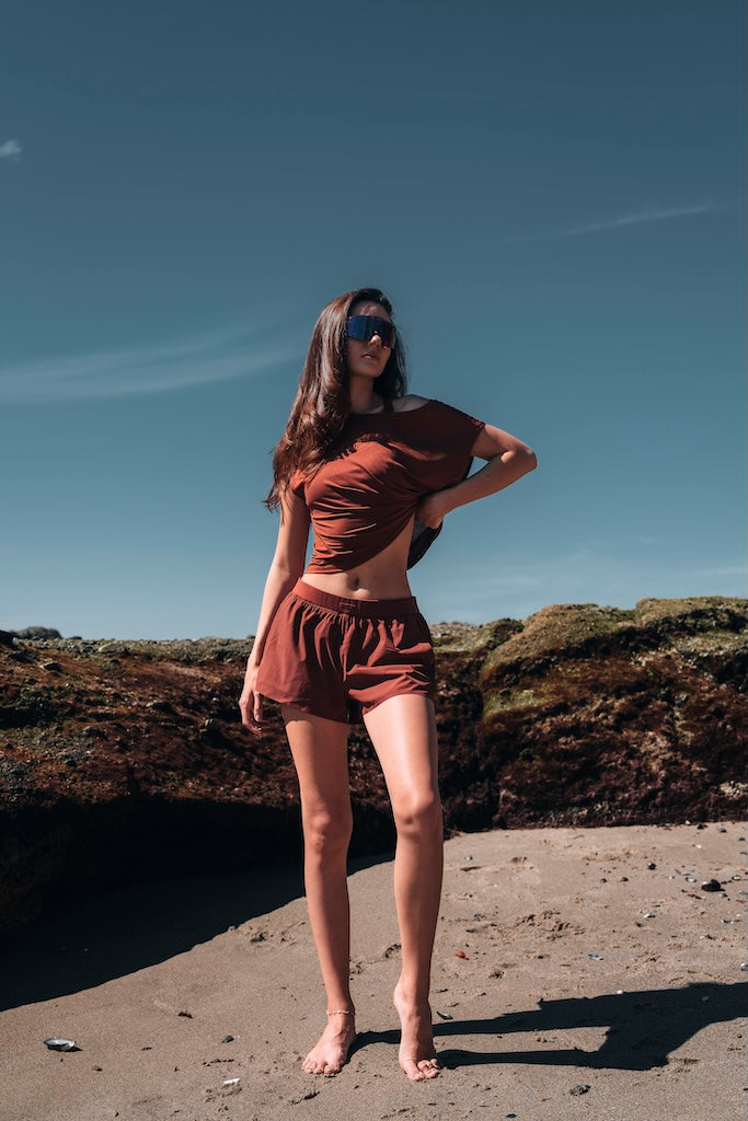 The canyon acres every day drop shoulder tee, canyon everyday run short